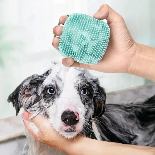 Pet Bath Massage Brush For Dogs And Cats Soft Silicone