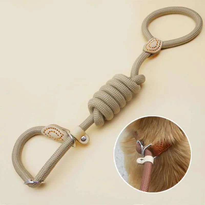 Nylon Dog Leash Slip Rope Heavy Duty Braided Lead Durable