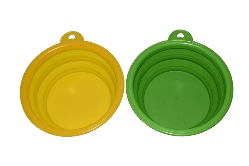 Collapsible Pet Travel Bowls Foldable BPA Free For Dogs Cats