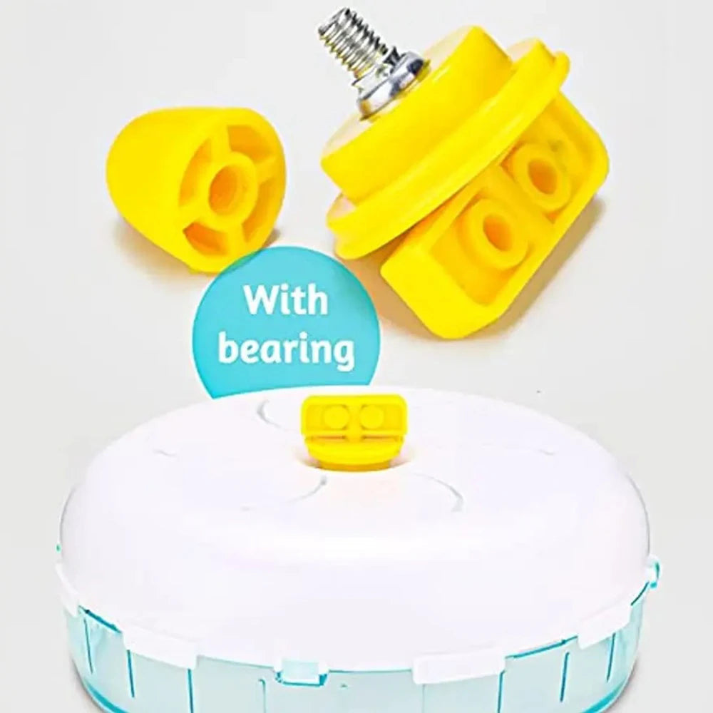 Hamster Running Disc Wheel Toy Silent Transparent Pet Cage Wheel