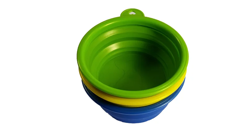 Collapsible Pet Travel Bowls Foldable BPA Free For Dogs Cats