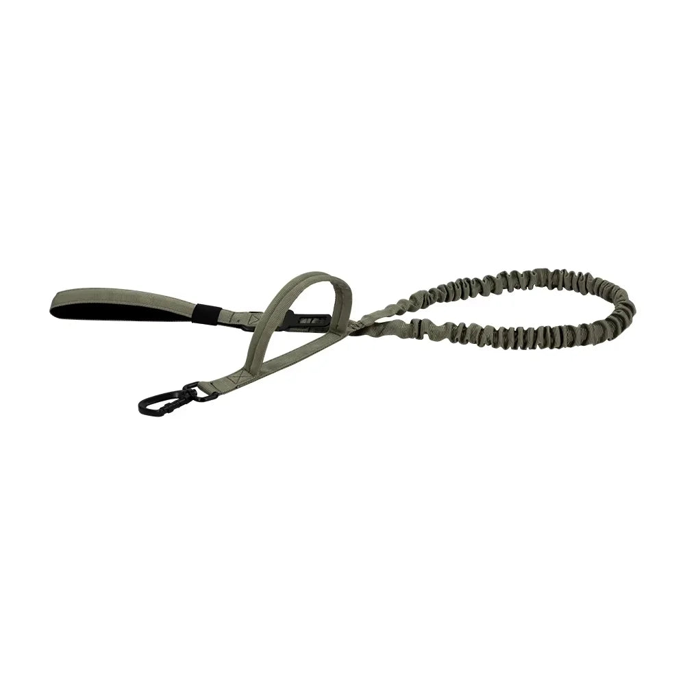 Military Tactical Dog Leash With Adjustable Rope And Dual Handles