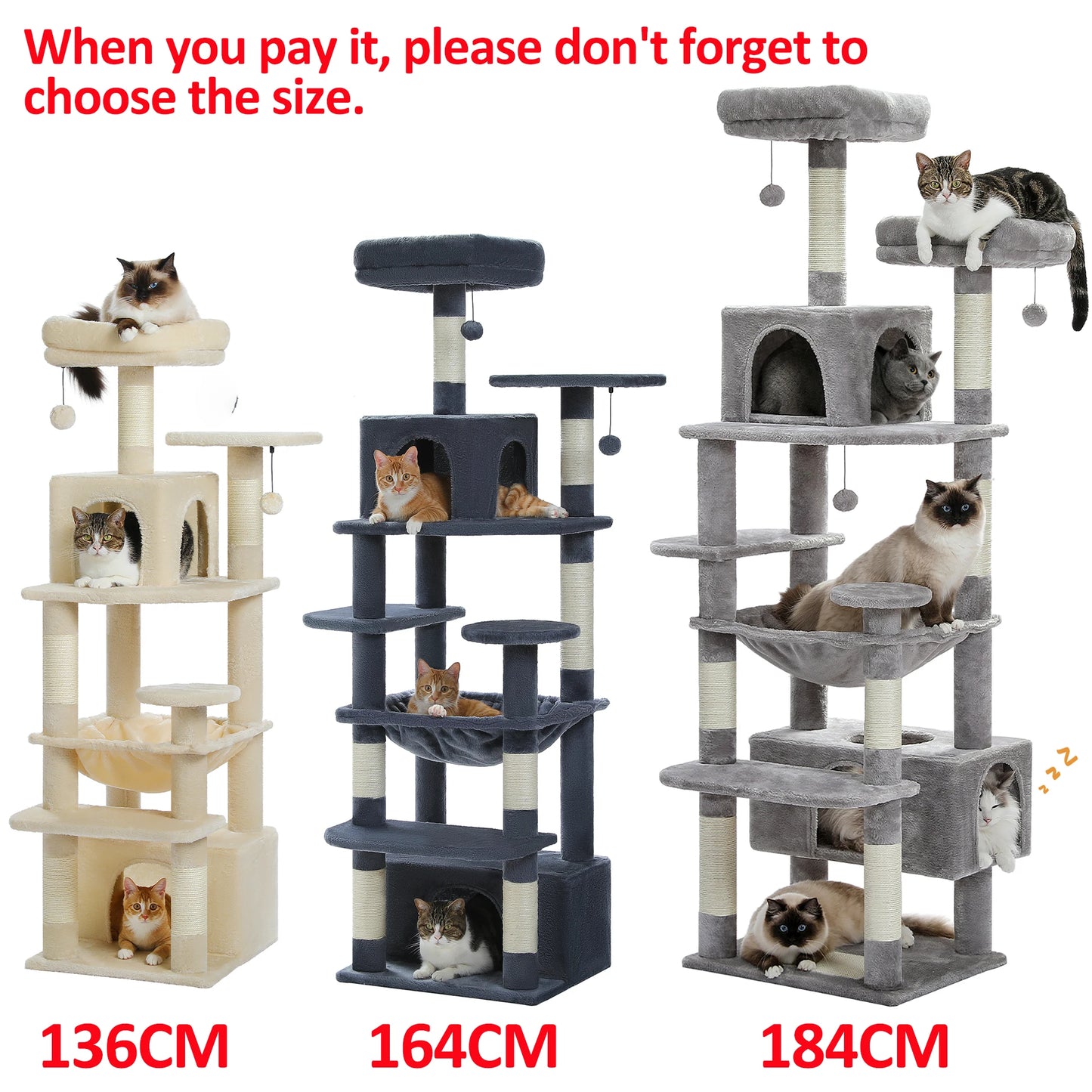 PAWZ Road Cat Tree Tower Indoor Cats Scratching Posts Sisal