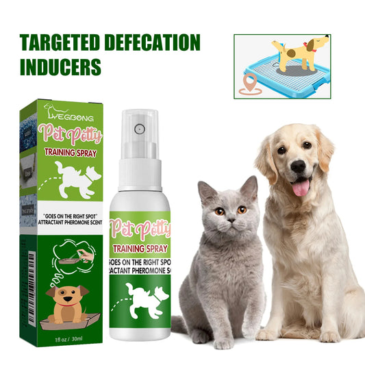 YEGBONG Pet Positioning Defecation Inducer Spray For Training Cats Dogs