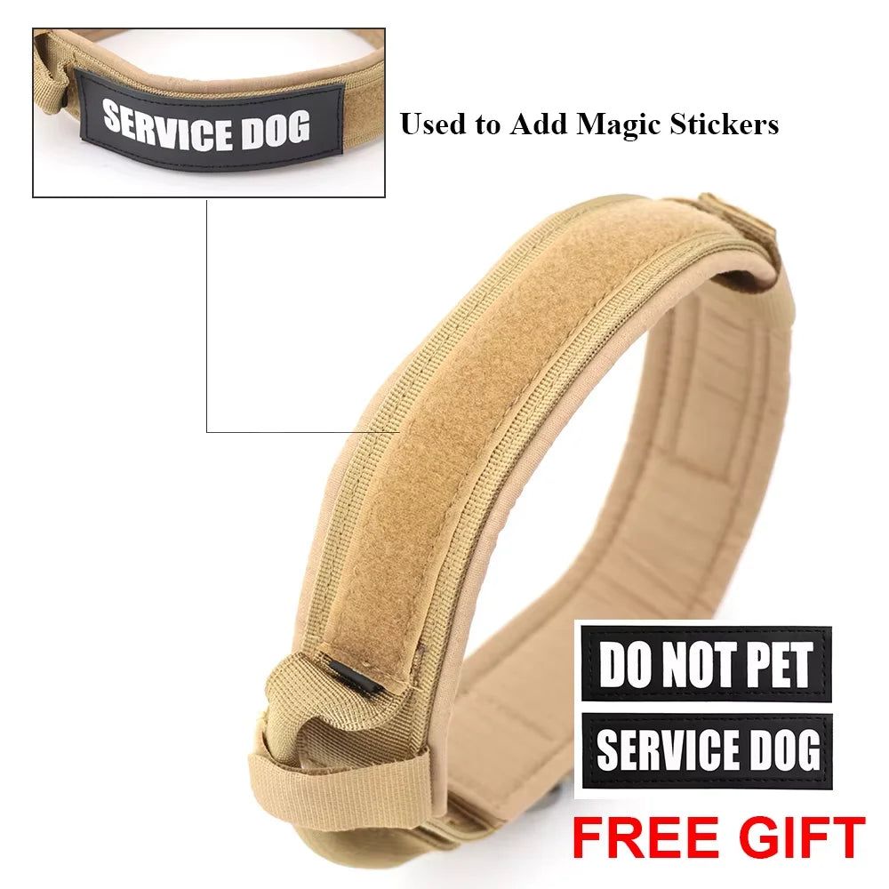 Dog Training Collar Tactical Leash Set With Adjustable Control Handle