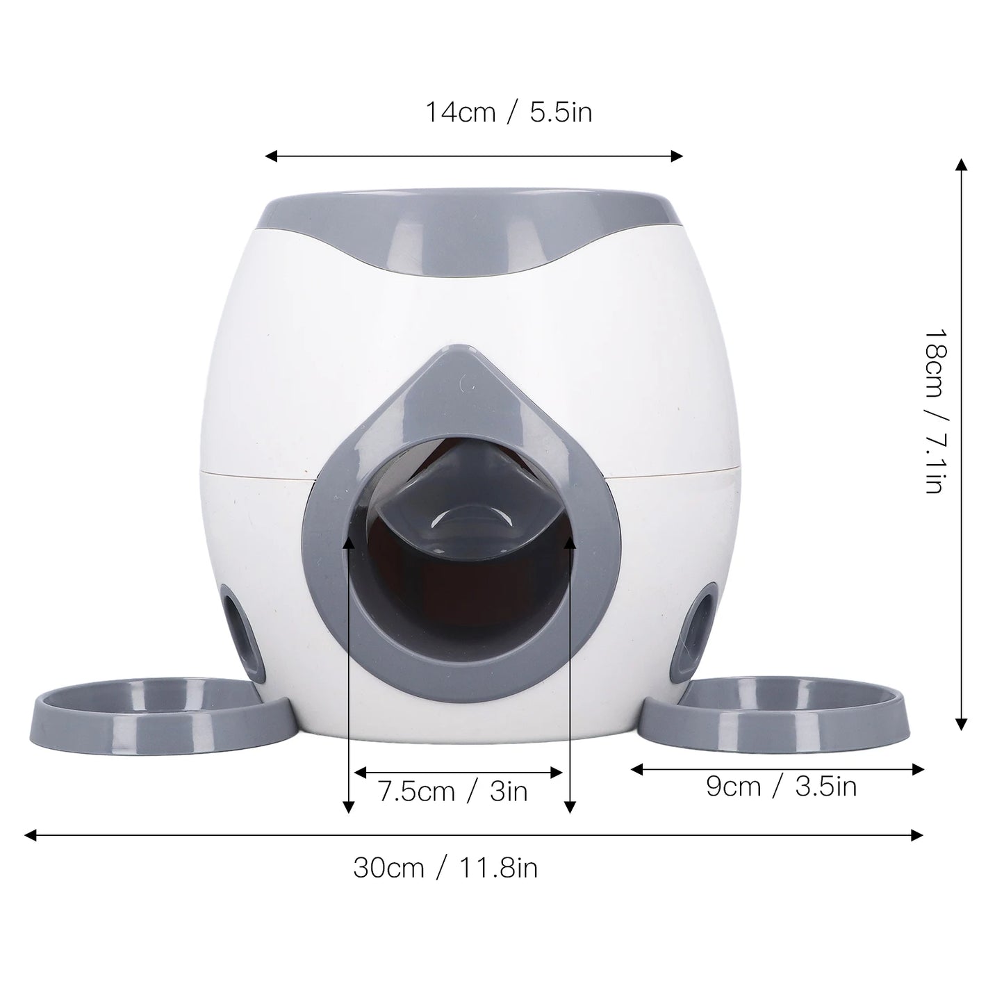 Dog Tennis Ball Feeding Toy Machine With Two Tennis Balls