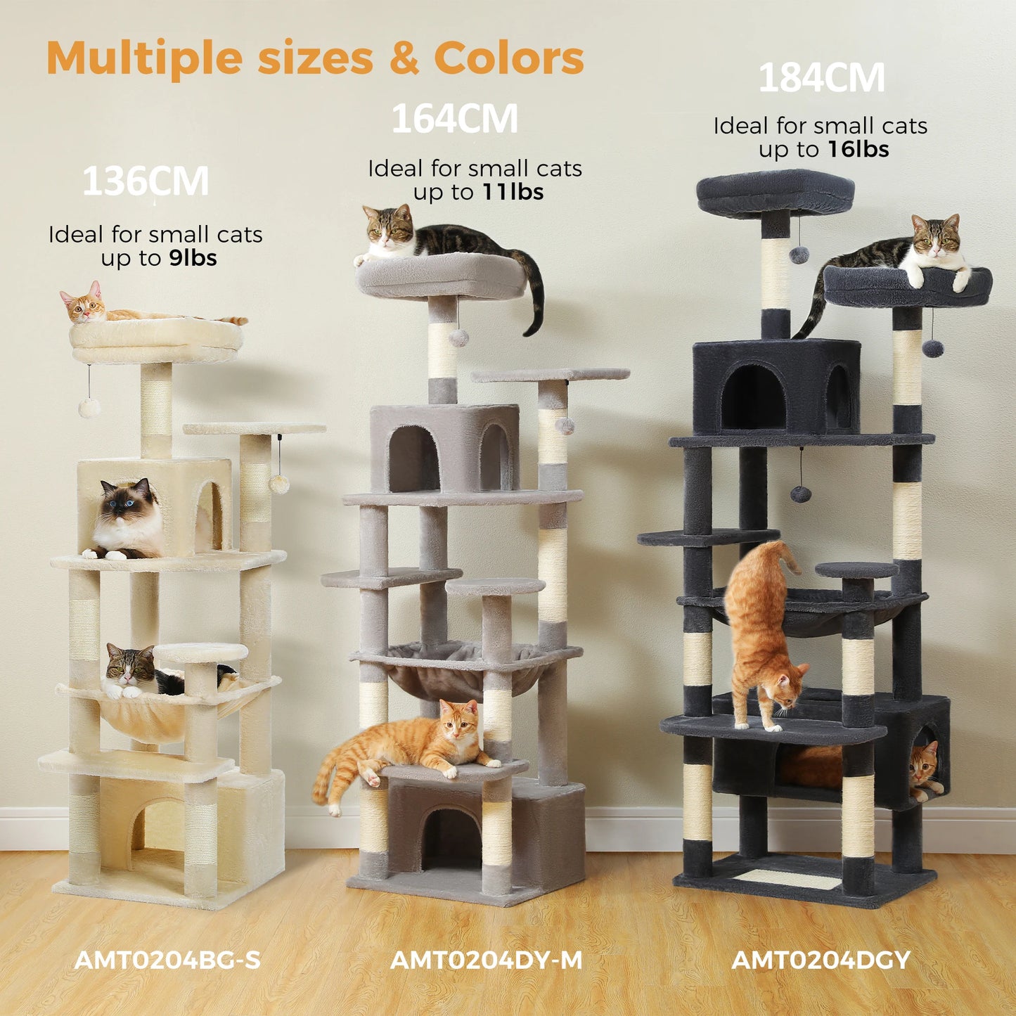 PAWZ Road Cat Tree Tower Indoor Cats Scratching Posts Sisal