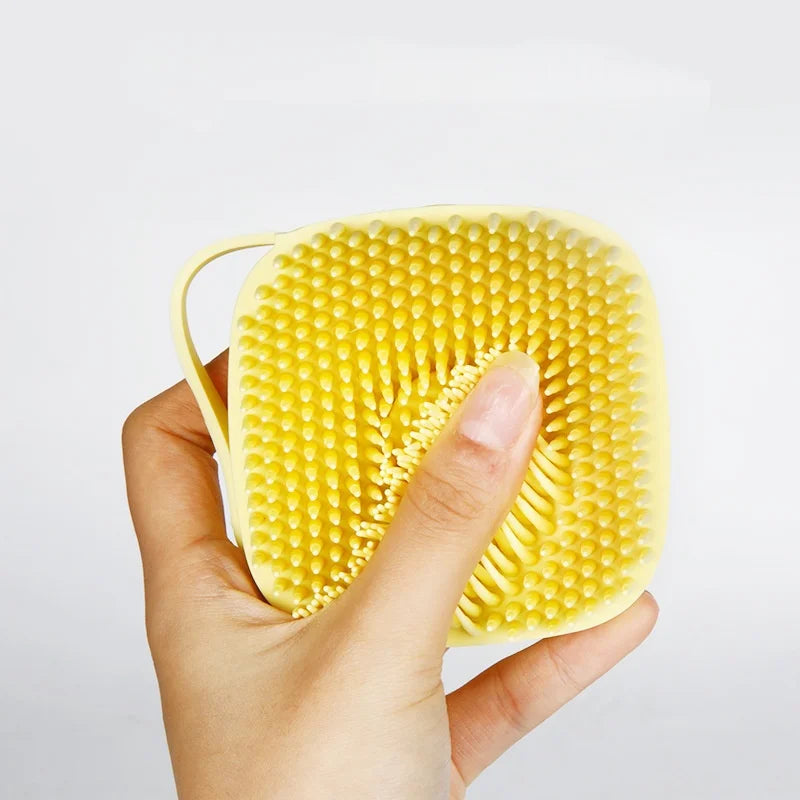 Pet Bath Massage Brush For Dogs And Cats Soft Silicone