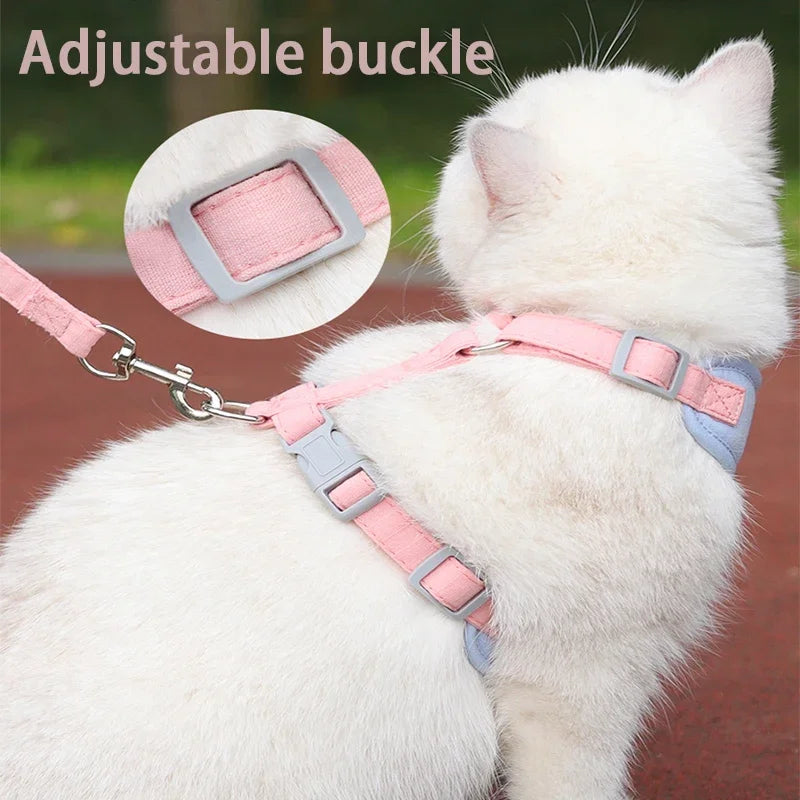 Puppy Harness And Leash Set For Small To Medium Pets