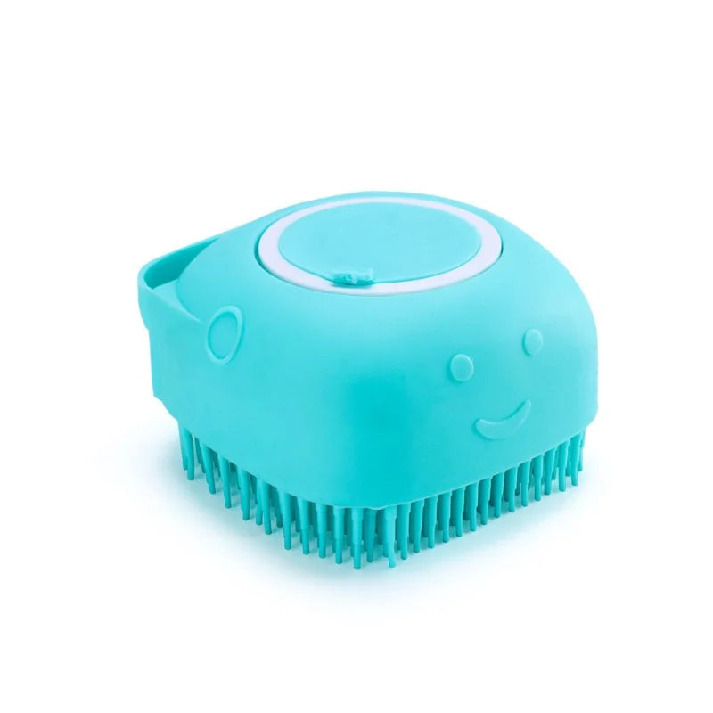 Pet Bath Massage Brush For Dogs And Cats Soft Silicone